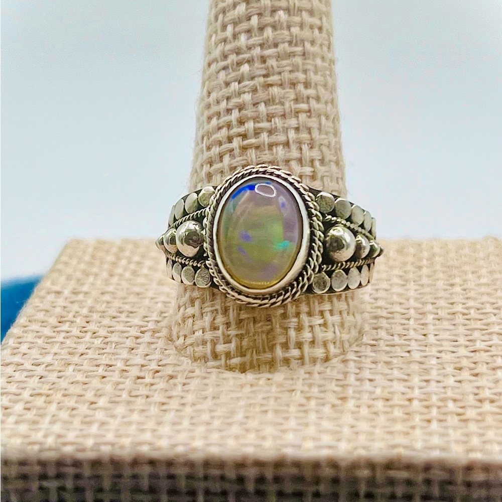 Sterling Silver Jelly Opal Ring